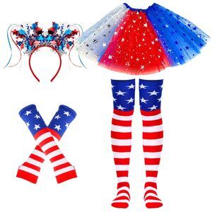 1765 4th Of July Tutu Set Red White And Blue Tutu Patriotic